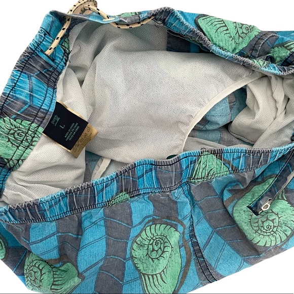 Scotch & Soda RARE Shell Print Swim Trunks Men's Large - Picture 2 of 7